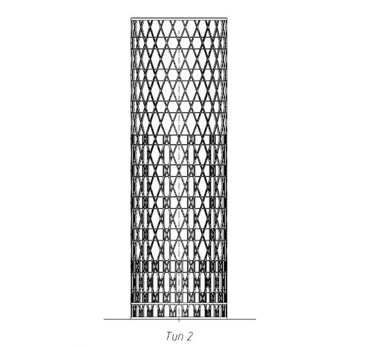 Load-bearing Structure of the Enclosure. Type 2
