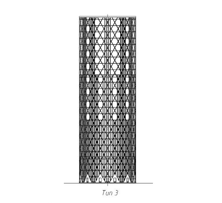 Load-bearing Structure of the Enclosure. Type 3