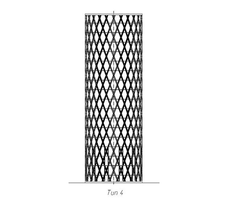 Load-bearing Structure of the Enclosure. Type 4