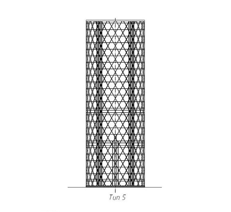 Load-bearing Structure of the Enclosure. Type 5